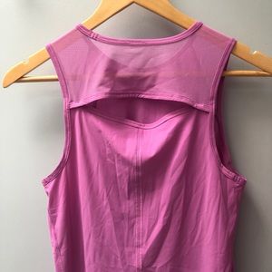lululemon athletica Tops - Lululemon sz 6 pink tank with mesh lululemon athletica Tops - Lululemon sz 6 pink tank with mesh